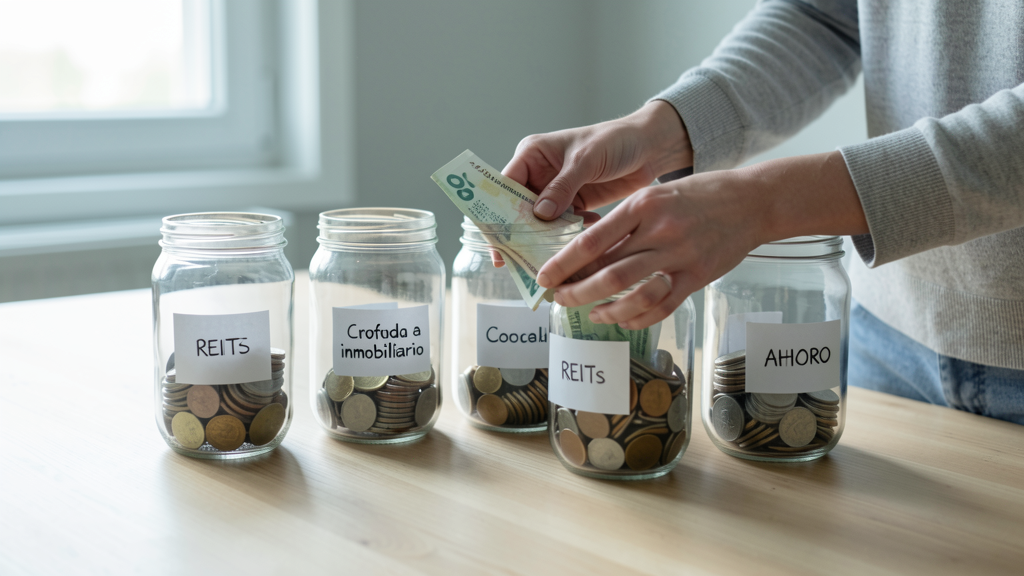 Imagen editorial que ilustra Crowdfunding inmobiliario vs REITs: ¿Dónde está el límite de liquidez real?